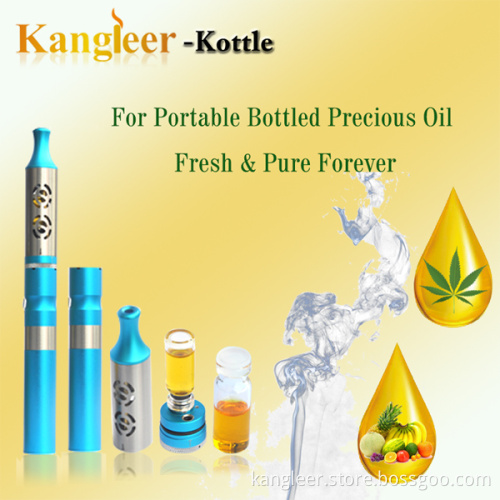 Kangleer Kottle Starter Kit for Cbd Vaporizer, Kottle E Cigarette Comes with VV Battery and Cbd Atomizer, Kangleer Kottle Vaporizer